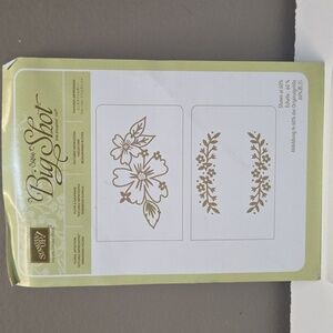 Floral Affection Textured Impressions Embossing folders Sizzix Big Shot